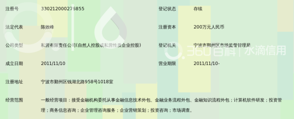 宁波市仁邦金融服务外包_360百科
